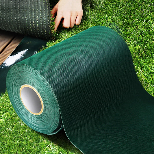 Prime Turf Artificial Grass 15cmx10m Synthetic Self Adhesive Turf Joining Tape Weed Mat