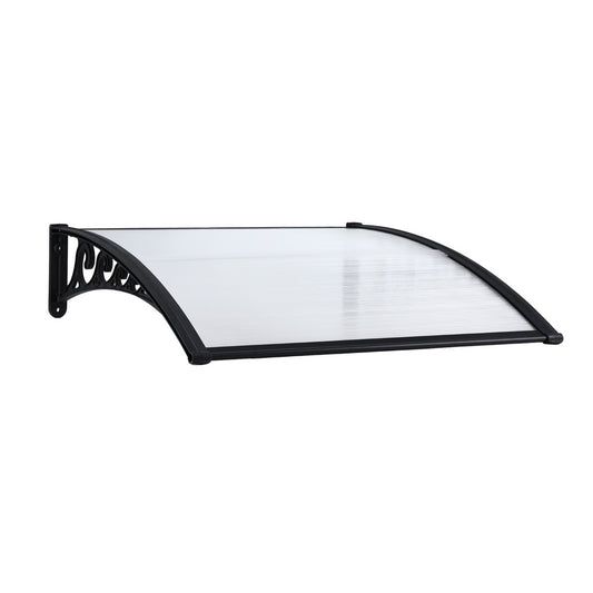 Instahut Window Door Awning 0.8mx1m Transparent