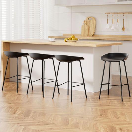 Artiss 4x Bar Stools Kitchen Counter Stools Metal