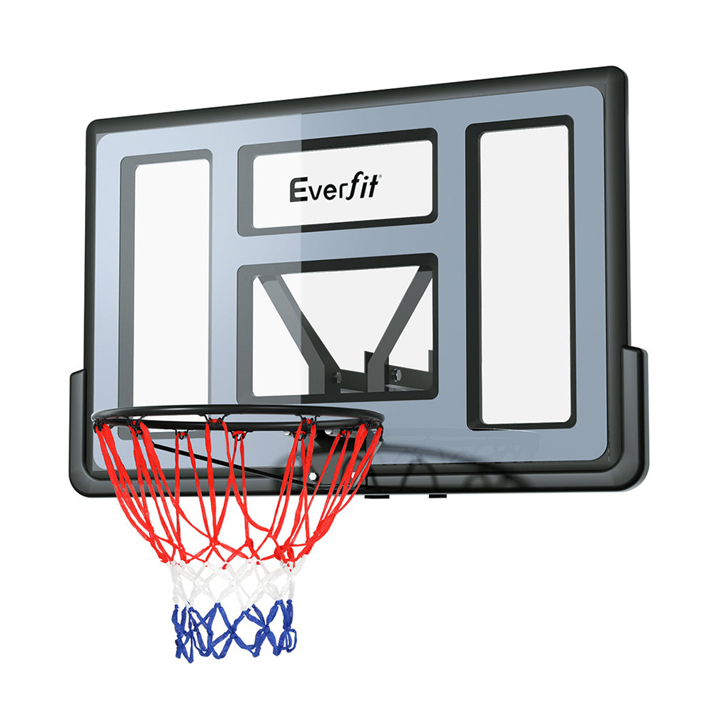 Everfit 45' Basketball Hoop Backboard Wall Mounted Ring Net Sports Pro System