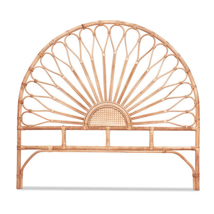 Artiss Bed Headboard Double Bedhead Rattan - MARI Pine