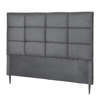 Artiss Bed Headboard Double Bedhead Linen Fabric Charcoal