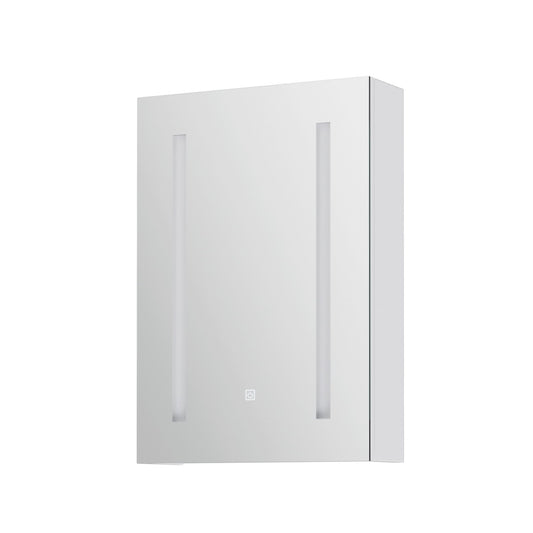 Bathroom Mirror Cabinet LED 500x720mm Medicine Wall Storage