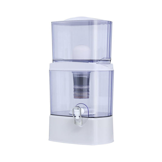 Devanti Benchtop Water Filter 24L Gravity Multi-Stage BPA-Free Home Camping