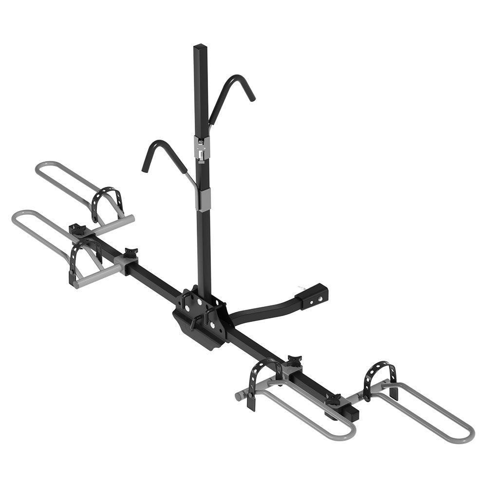 Giantz 2 Bicycle Bike Carrier Rack Car 2' Hitch Mount Platform Foldable Black,Giantz 2 Bicycle Bike Carrier Rack Car 2' Hitch Mount Platform Foldable Black