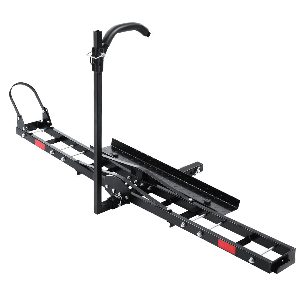 Giantz Motorcycle Motorbike Carrier Rack Ramp 2'Towbar Adjustable Height Black,Giantz Motorcycle Motorbike Carrier Rack Ramp 2'Towbar Adjustable Height Black