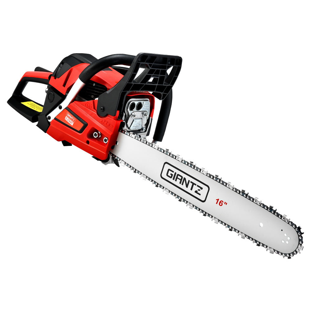 Giantz Chainsaw Petrol 45CC 16' Bar Commercial E-Start Pruning Chain Saw 1.7kW
