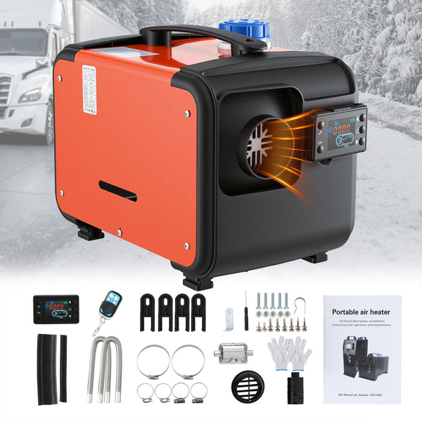 Giantz Diesel Air Heater All-in-one 12/24V 5KW LCD Remote Control for Car RV Indoors machinery