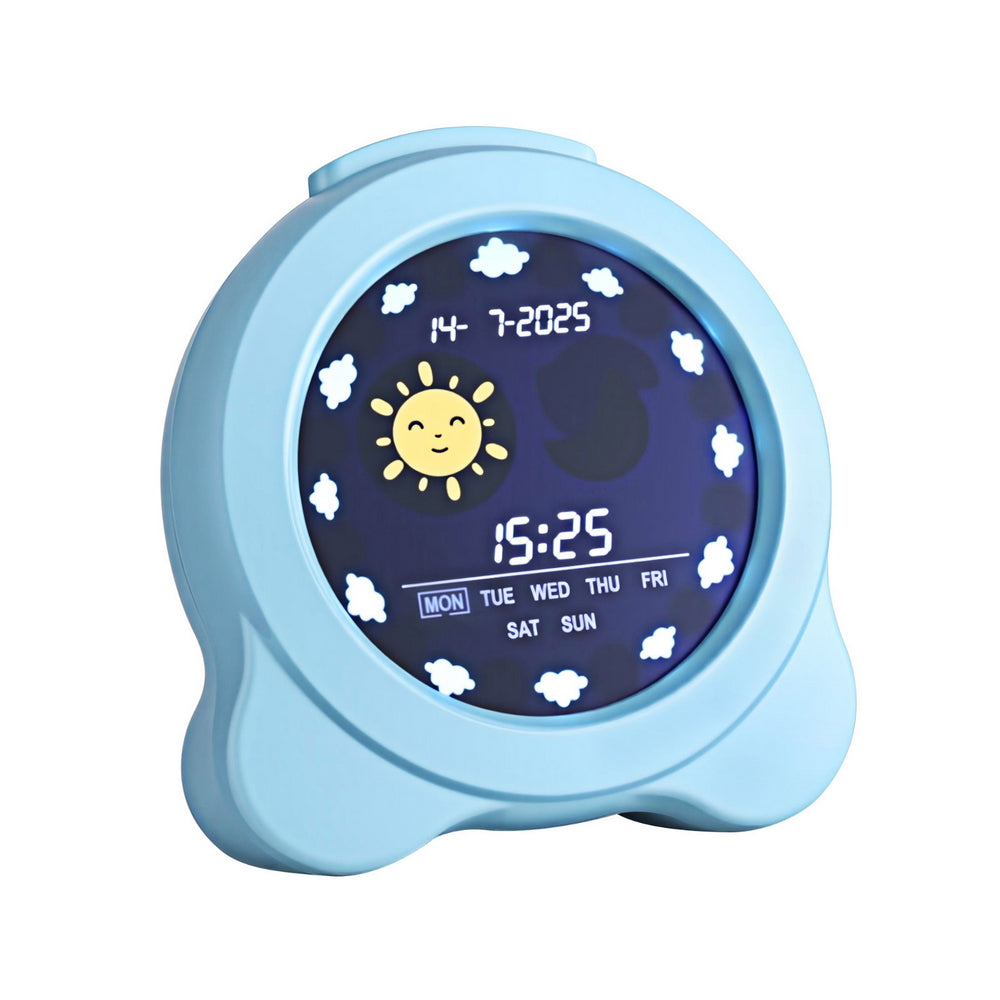 Artiss 3.8' Digital Day Clock Calendar Alarm LCD Display Blue