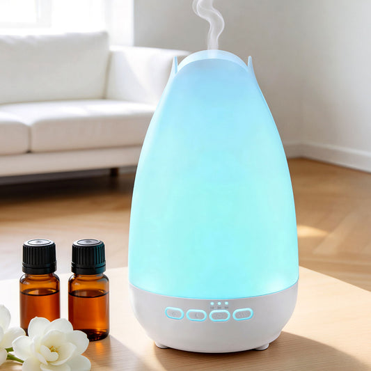 Devanti Ultrasonic Essential Oil Aroma Diffuser Aromatherapy Cool Mist Humidifier w/ LED Light 300ml