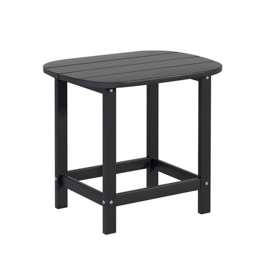 Gardeon Outdoor Coffee Side Table HDPE Desk Patio Furniture Camping Garden Black