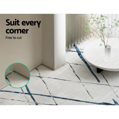 Artiss Rug 160x230cm Area Rug Washable Mat Large Carpet Soft Short Pile Jaca
