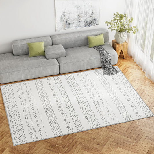 Artiss Rug 200x290cm Area Rug Washable Mat Large Carpet Soft Short Pile Una