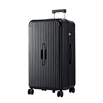 Wanderlite 32' Trunk Luggage Suitcase Travel 5 Wheels Type-C Port TSA Black