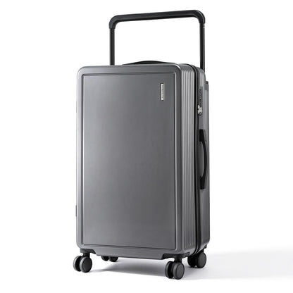 Wanderlite 28' Wide Handle Luggage Suitcase Travel TSA Lock Anthracite Grey