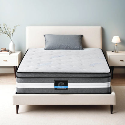 Giselle Bedding 30cm Mattress Gel Foam Pocket Spring King Single