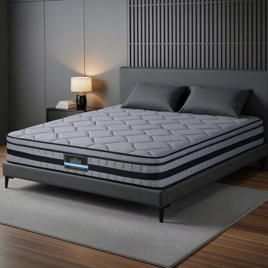 Giselle Bedding 34cm Double Mattress Hybrid, Pocket Spring Bed Mattress