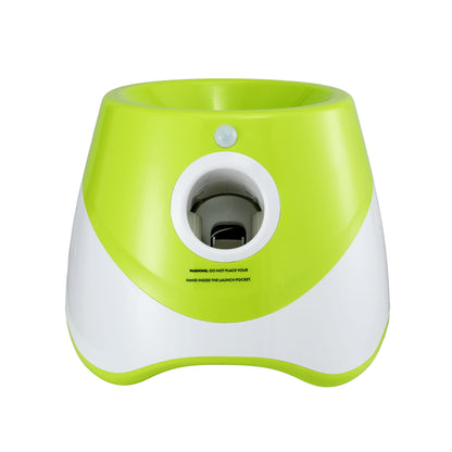 i.Pet Dog Ball Launcher Thrower with 6 Balls & 3/6/9m Launch Distances Green