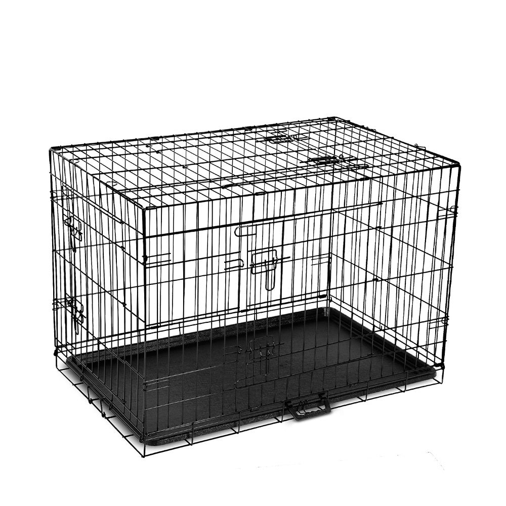 i.Pet 36' Dog Cage Crate Kennel 3 Doors