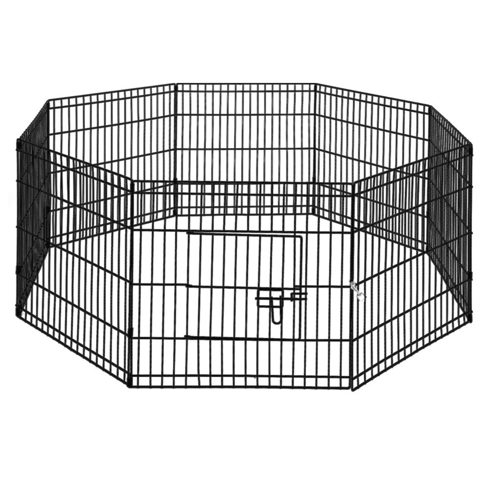 i.Pet 24' 8 Panel Dog Playpen Pet Fence Exercise Cage Enclosure Play Pen