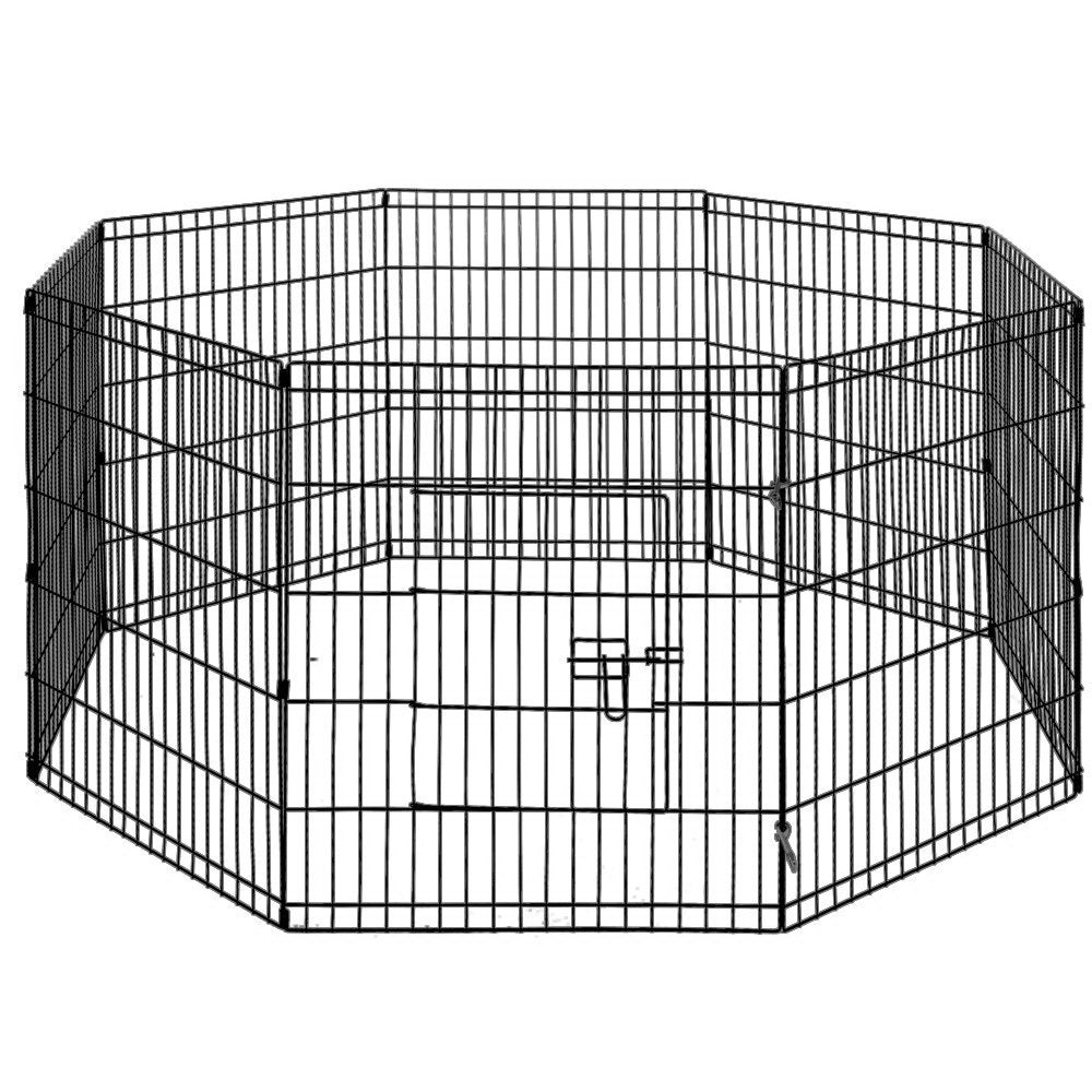 i.Pet 2x30' 8 Panel Dog Playpen Pet Fence Exercise Cage Enclosure Play Pen