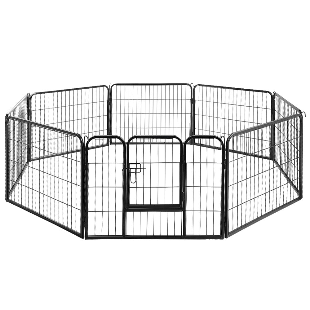 i.Pet 24' 8 Panel Dog Playpen Pet Exercise Cage Enclosure Fence Play Pen