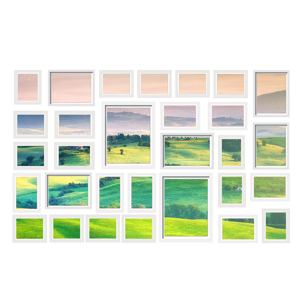 Artiss Photo Frames Art Holder 30PCS 8x10' 5x7' 4x6' 3.5x5' White