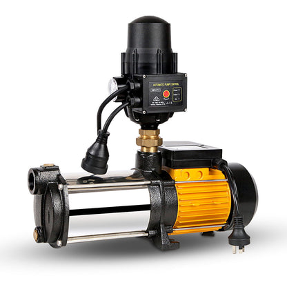 Giantz Garden Water Pump High Pressure 2500W Max 5-Stage Tank Irrigation Transfer Booster Pump Black