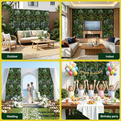 Gardeon Artificial Plant Wall Panels 50X100CM Boxwood Panel Hedge Grass Backdrop Backyard Green Decor