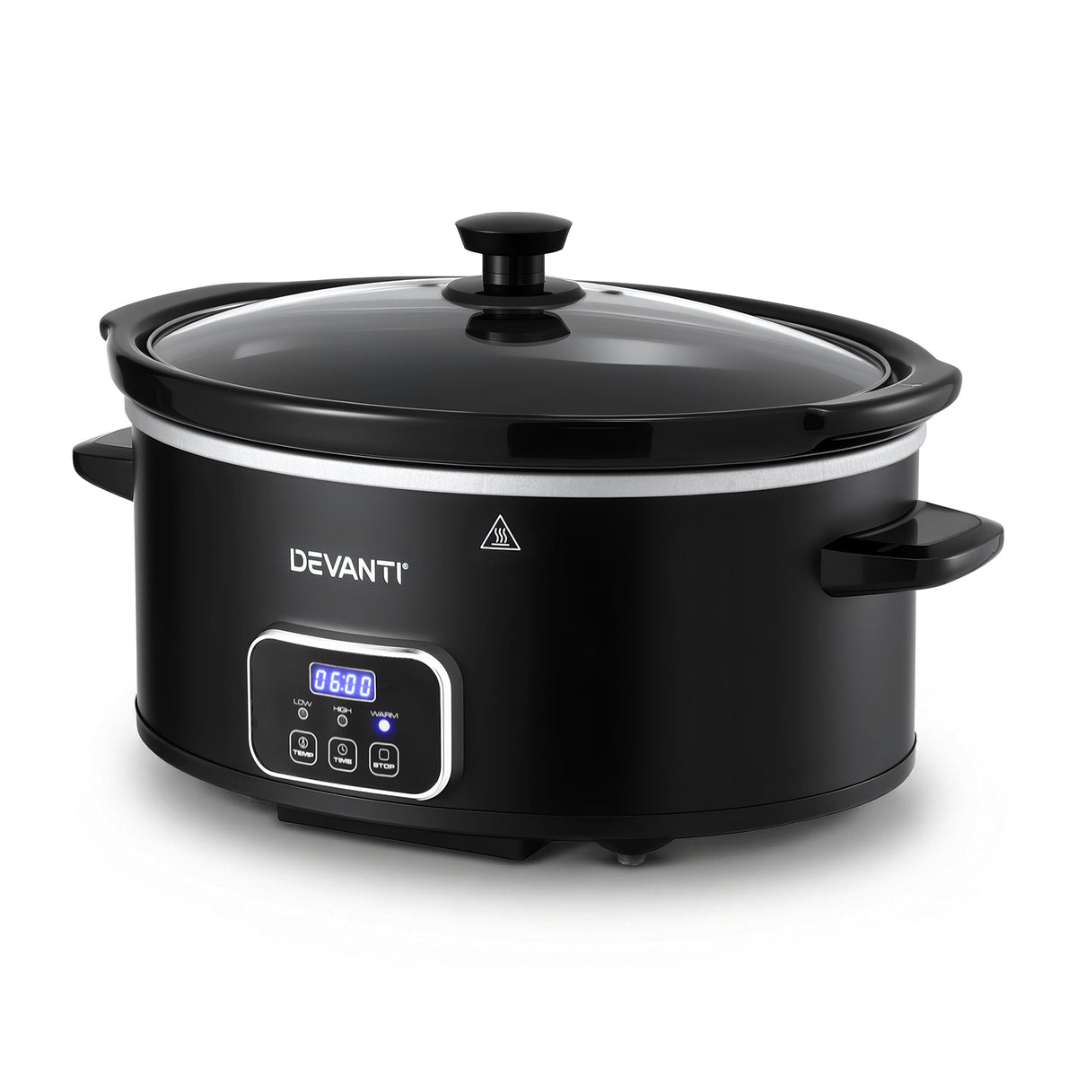Devanti 5.6L Slow Cooker Electric Multi Cooker with 3 Heat Settings and Keep Warm Function