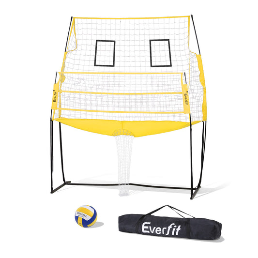 Everfit 8ft Volleyball Net Free-standing Adjustable Height Portable with Ball and Bag