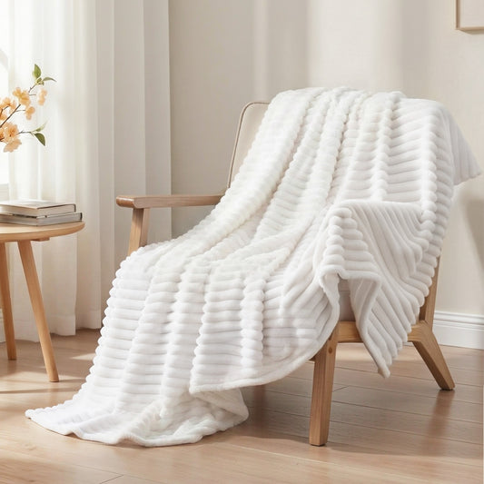 Giselle 127x152cm Throw Blanket Fleece Soft Lightweight Cozy Sofa Couch Bed Throw