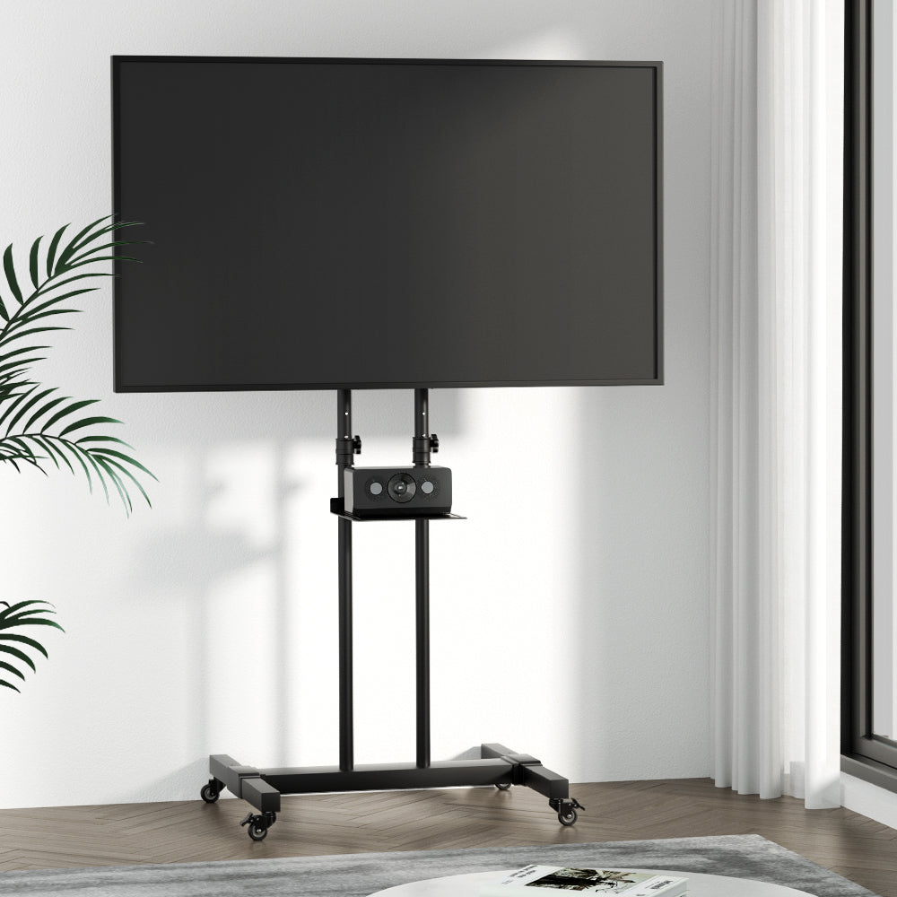 Artiss Mobile TV Stand for 23'-65' TVs Mount Bracket Portable Solid Trolley Cart