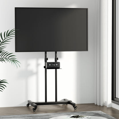 Artiss Mobile TV Stand for 23'-65' TVs Mount Bracket Portable Solid Trolley Cart