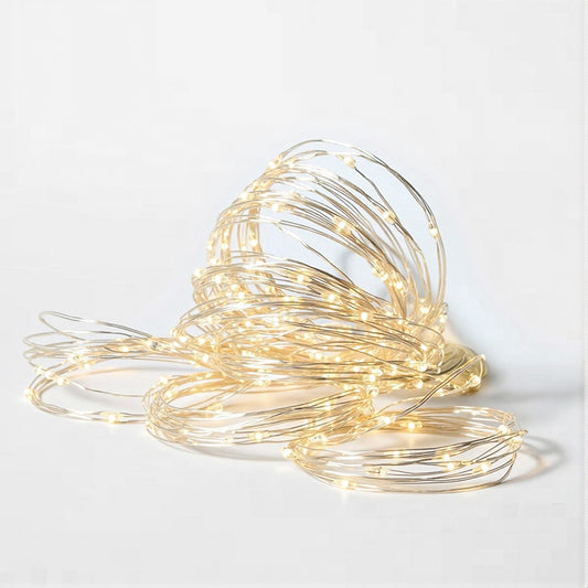 Jingle Jollys 3X3M Christmas Lights Curtain String Light 300 LED Warm White